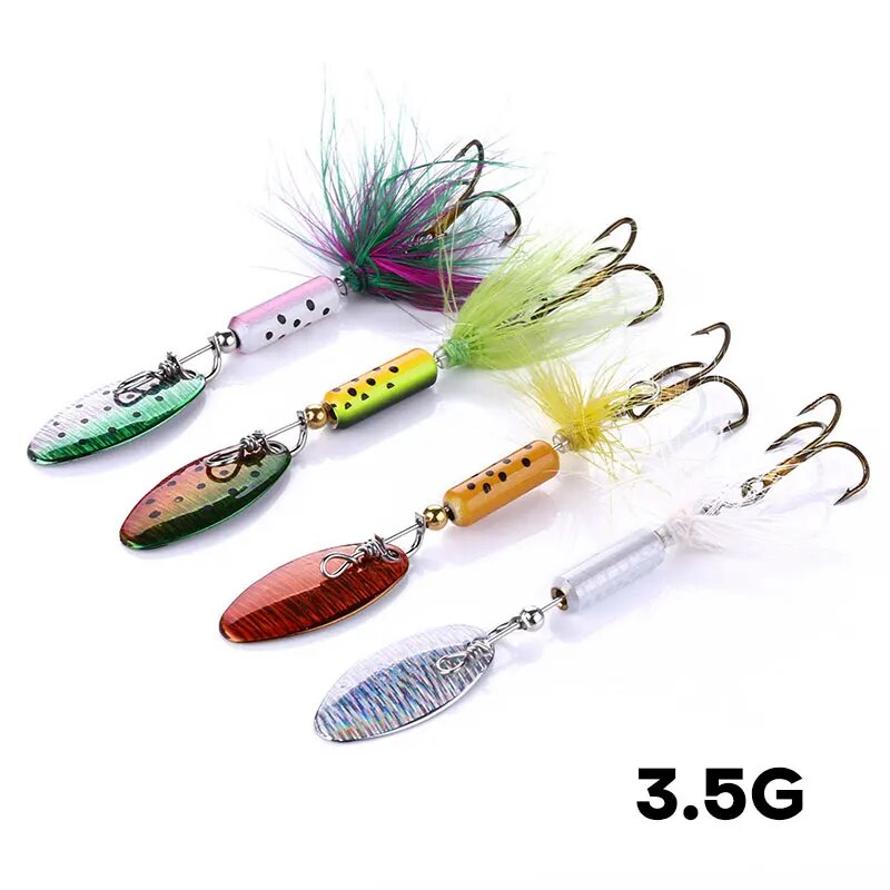 Metal VIB Lures 1PCS 3.5g Feat - Fishing Hook Offset recension och pris